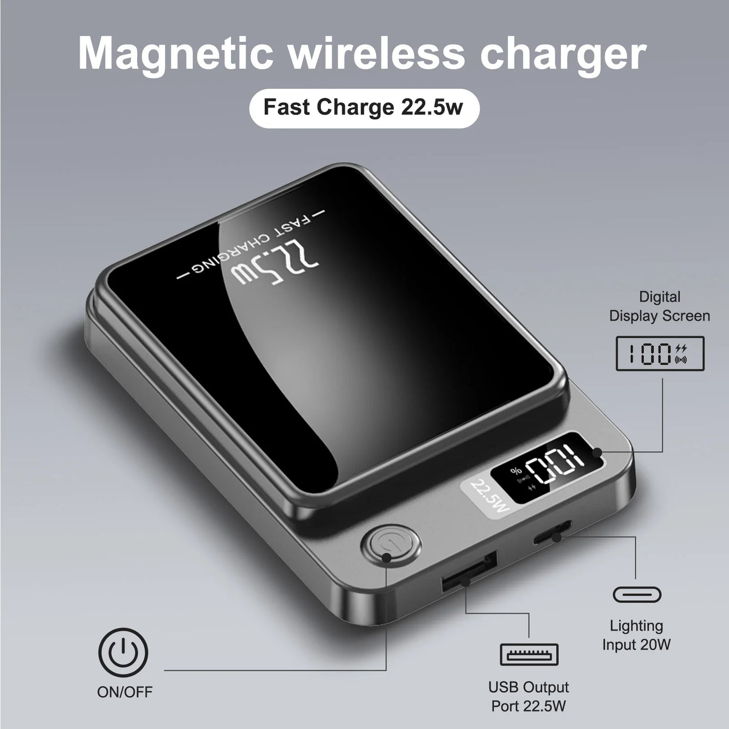 JoltPad Magnetic Wireless Charge